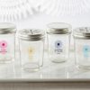 Personalized Glass Mason Jar - Sunflower (Set of 12)
