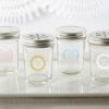 Personalized Printed Glass Mason Jar - Rustic Charm Wedding (Set of 12)