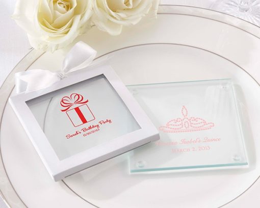 Personalized Glass Coaster - Birthday (Set of 12)