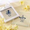 Personalized Glass Coasters- Kate's Nautical Baby Shower Collection (Set of 12)