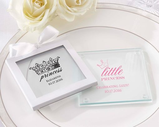 Personalized Glass Coaster - Little Princess (Set of 12)