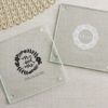 Personalized Glass Coaster - Romantic Garden (Set of 12)