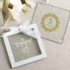 Personalized Glass Coasters - Rustic Charm Baby Shower (Set of 12)
