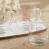 "Rise and Shine" 10 oz. Glass Coffee Mug - Wedding