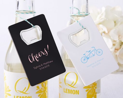 Personalized Bottle Opener-Kate's Wedding Collection (Available in Black or White)