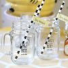 Personalized 16 oz. Mason Jar Mug - Kate's Sweet as Can Bee Baby Shower Collection