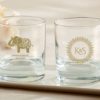 Personalized 9 oz. Rocks Glass - Indian Jewel