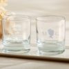 Personalized 9 oz. Rocks Glasses - English Garden