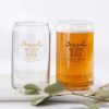 Personalized 16 oz. Can Glass - The Hunt is Over