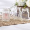 Personalized Mini Mason Glass - Wedding