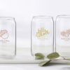 Personalized 16 oz. Can Glass - Fall