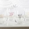 Personalized 15 oz. Stemless Wine Glass - Vineyard