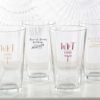 Personalized 16 oz. Pint Glass -Vineyard