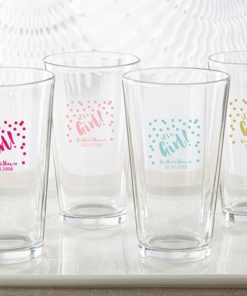 Personalized 16 oz. Pint Glass - It's a Girl!