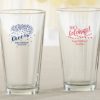 Personalized 16 oz. Pint Glass - Party Time