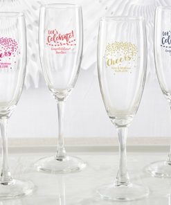 Personalized Champagne Flute - Party Time