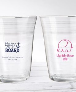Personalized Party Cup Glass - Baby Shower