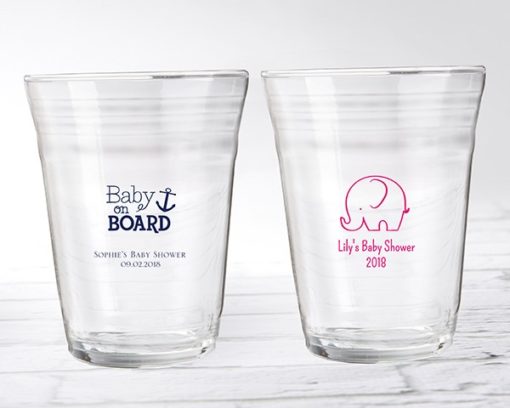 Personalized Party Cup Glass - Baby Shower