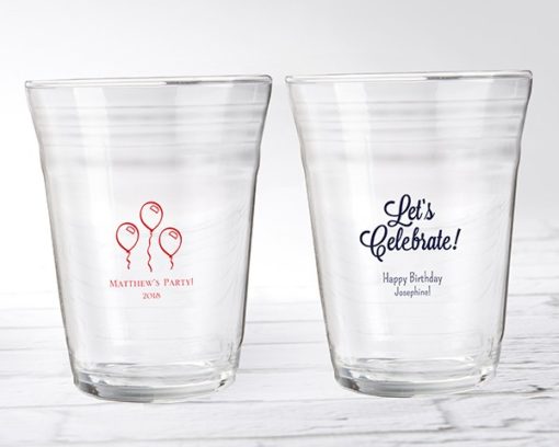 Personalized Party Cup Glass - Birthday