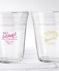 Personalized Party Cup Glass - Party Time