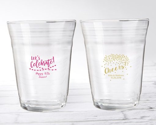 Personalized Party Cup Glass - Party Time