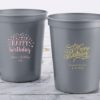 Personalized 16 oz. Stadium Cup - Happy Birthday