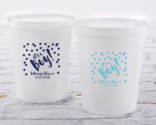 Personalized 16 oz. Stadium Cup - It's a Boy!