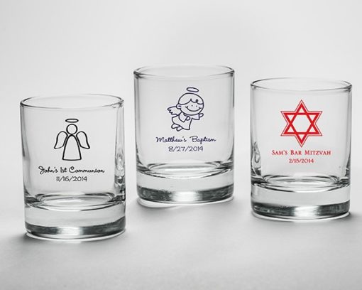 Personalized Shot Glass/Votive Holder - Religious