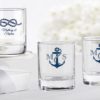 Personalized Shot Glass/Votive Holder - Kate's Nautical Wedding Collection
