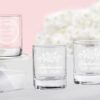 Personalized Shot Glass/Votive Holder - Kate's Rustic Baby Shower Collection