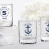 Personalized Shot Glass/Votive Holder - Kate's Nautical Bridal Shower Collection