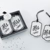 Classic His and Hers Luggage Tags