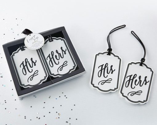 Classic His and Hers Luggage Tags