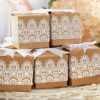 "Rustic & Lace" Kraft Favor Box (Set of 24)