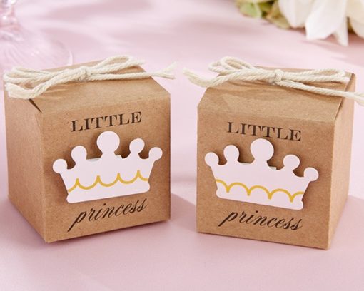 Little Princess Kraft Favor Box (Set of 24)