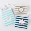 Striped Paper Favor Bags - Wedding (Set of 25)
