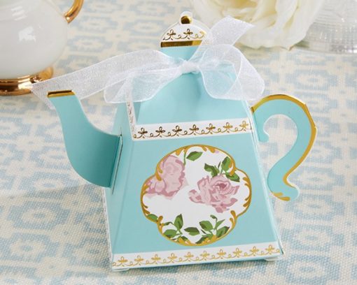 Tea Time Whimsy Teapot Favor Box (Set of 24)