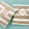 Striped Paper Favor Bags - Copper Foil (Set of 25)