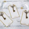 Gold Key Escort Card (Set of 12)