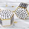 Modern Classic Hexagon Favor Box (Set of 12)