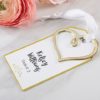 Gold Heart Escort Card (Set of 12)