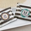 Striped Paper Favor Bags - Tropical Chic (Set of 25)