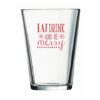 Eat, Drink and Be Merry 16 oz. Pint Glass (Set of 4)
