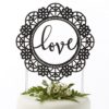 Love Lasercut Cake Topper