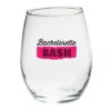 Bachelorette Bash 15 oz. Stemless Wine Glasses - (Set of 4)