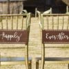 Happily Ever After Chair Signs