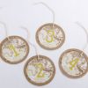 Travel and Adventure Gold Foil Table Numbers (1-18)