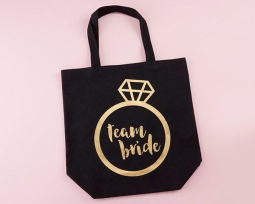 Team Bride Canvas Tote (Personalization Available)