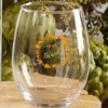 Give Thanks 15 oz. Stemless Wine Glass (Set of 4)