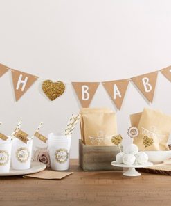 Oh Baby Rustic 73-piece Baby Shower Kit